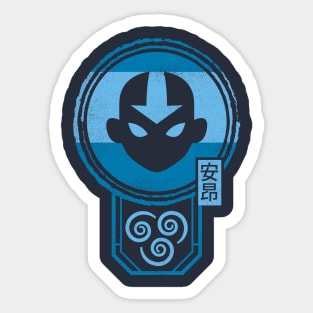 Aang Airbender Sticker